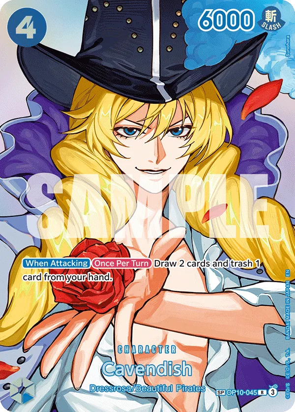 Cavendish #OP10-045 The Time of Battle One Piece card