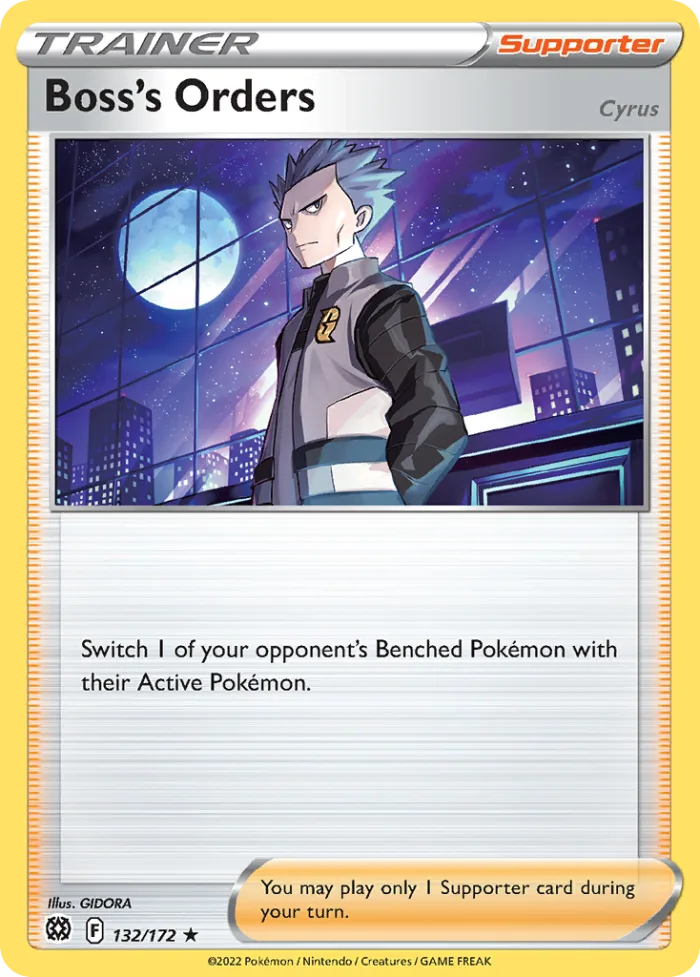 Boss's Orders #132 Brilliant Stars Pokemon card