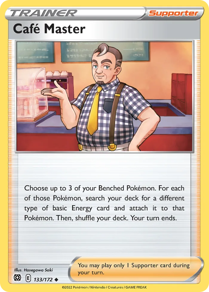 Café Master #133 Brilliant Stars Pokemon card