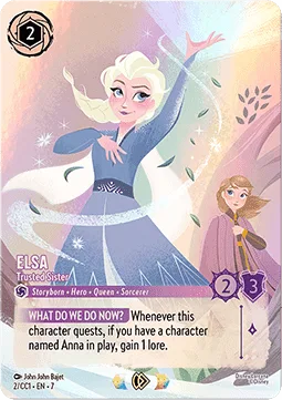 Elsa #2 Curator’s Collection: Heroines Edition Disney Lorcana card