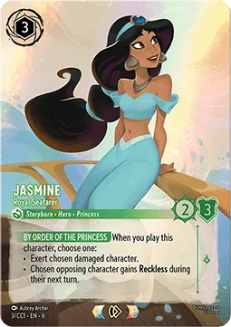 Jasmine #3 Curator’s Collection: Heroines Edition Disney Lorcana card