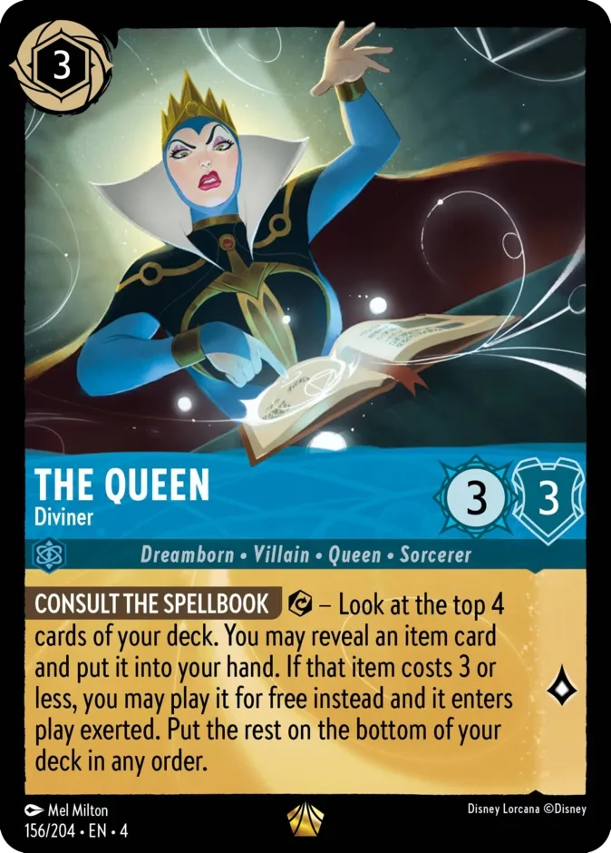 The Queen #156 Ursula's Return Disney Lorcana card