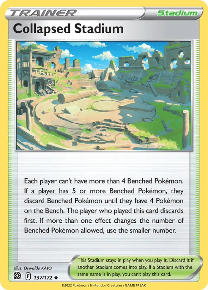 Collapsed Stadium #137 Brilliant Stars Pokemon card