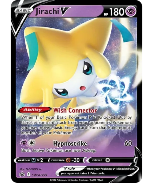 Jirachi V #SWSH299 SWSH Black Star Promos Pokemon card