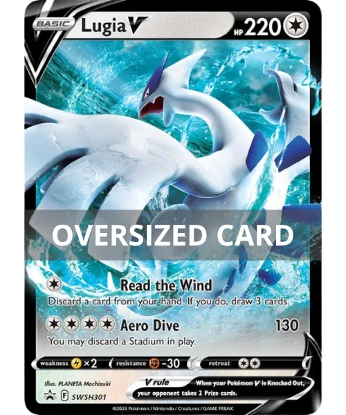 Lugia V #SWSH301 Oversized SWSH Black Star Promos Pokemon card