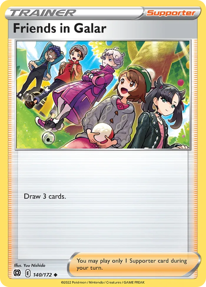 Friends in Galar #140 Brilliant Stars Pokemon card
