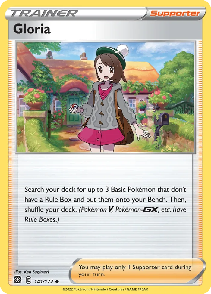 Gloria #141 Brilliant Stars Pokemon card