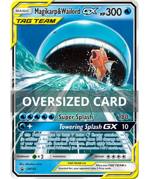 Magikarp & Wailord-GX #SM166 SM Black Star Promos Pokemon card