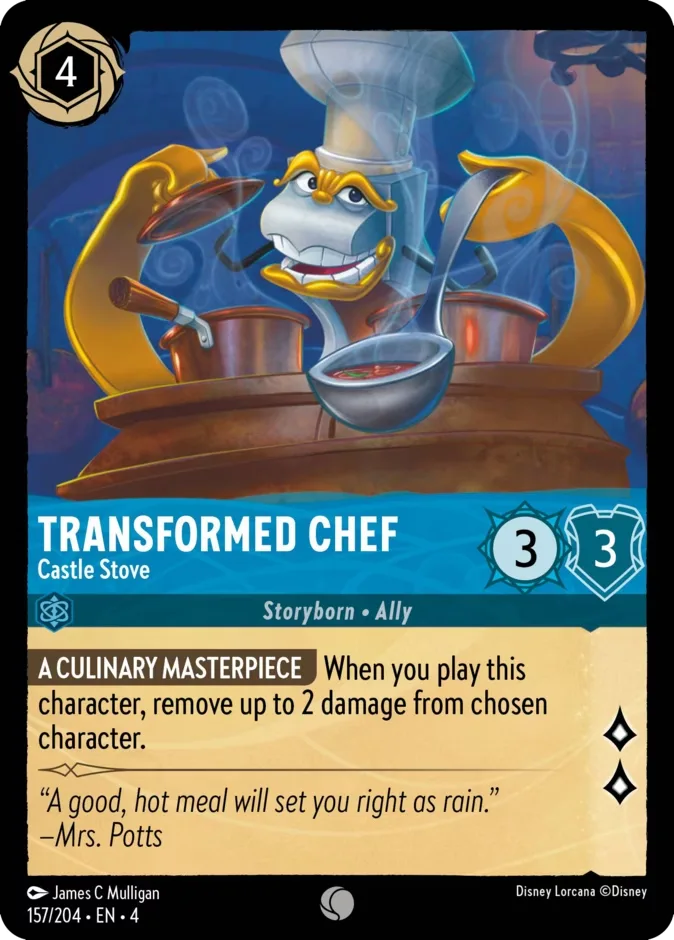 Transformed Chef #157 Ursula's Return Disney Lorcana card
