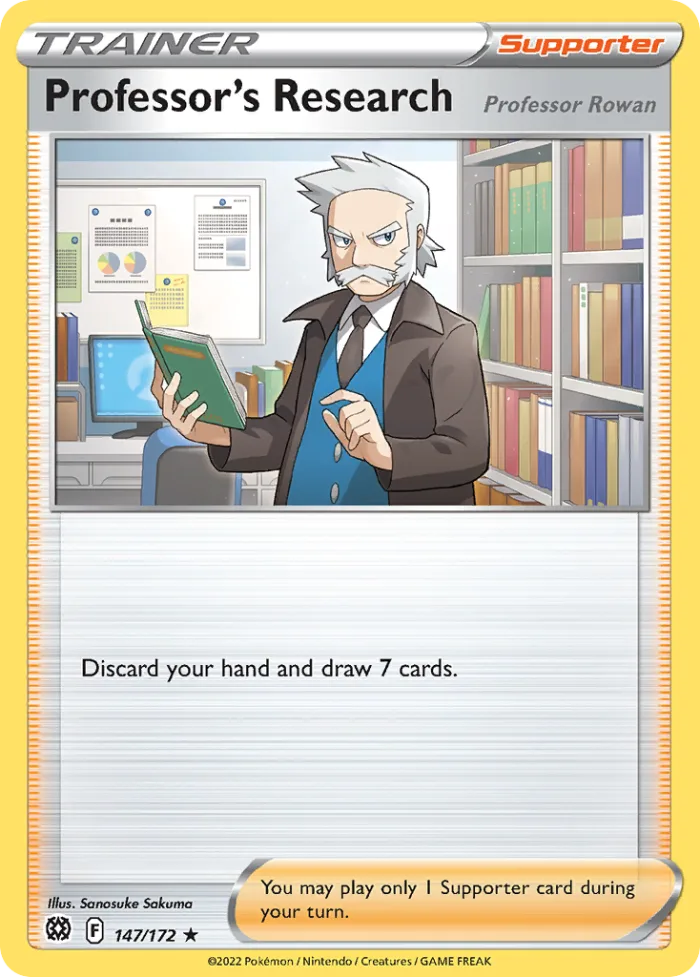 Professor's Research #147 Brilliant Stars Pokemon card