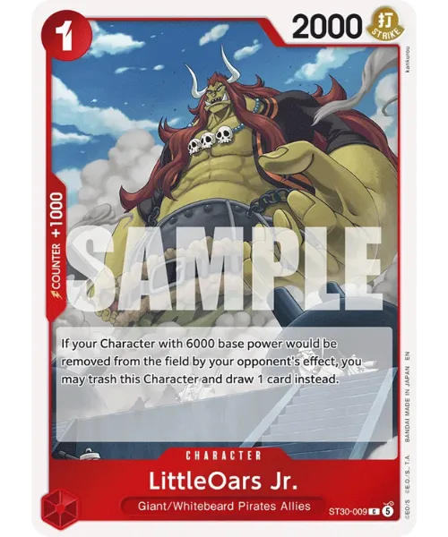 LittleOars Jr. #ST30-009 EX Luffy & Ace One Piece card