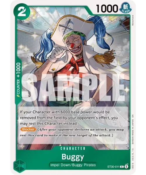 Buggy #ST30-011 EX Luffy & Ace One Piece card