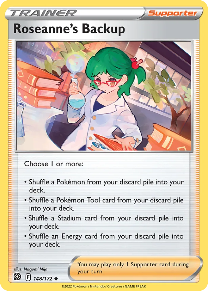 Roseanne's Backup #148 Brilliant Stars Pokemon card