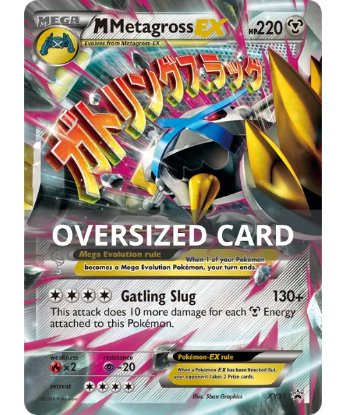 MMetagross EX #XY35 XY Black Star Promos Pokemon card