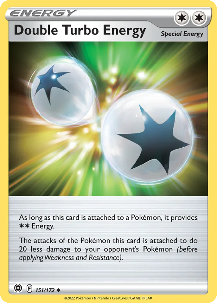 Double Turbo Energy #151 Brilliant Stars Pokemon card