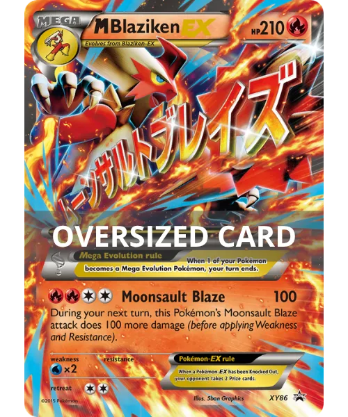 MBlaziken EX #XY86 XY Black Star Promos Pokemon card