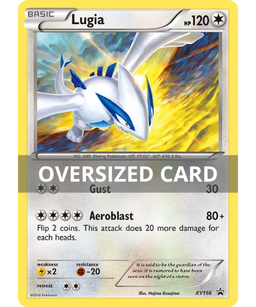 Lugia #XY156 Oversized XY Black Star Promos Pokemon card