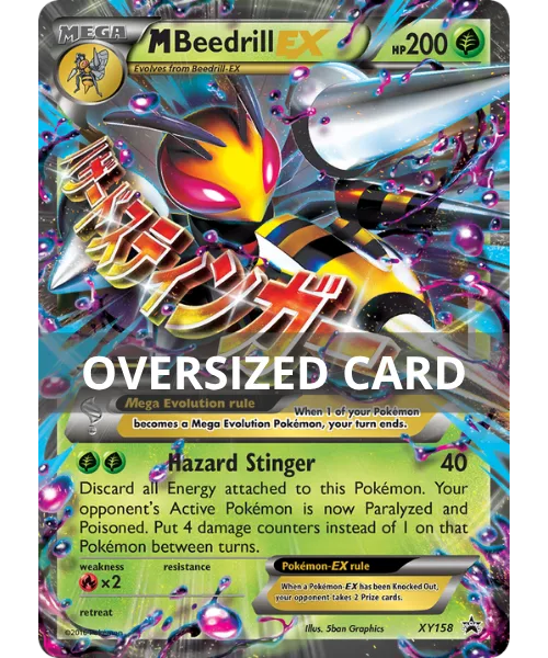 MBeedrill EX #XY158 XY Black Star Promos Pokemon card