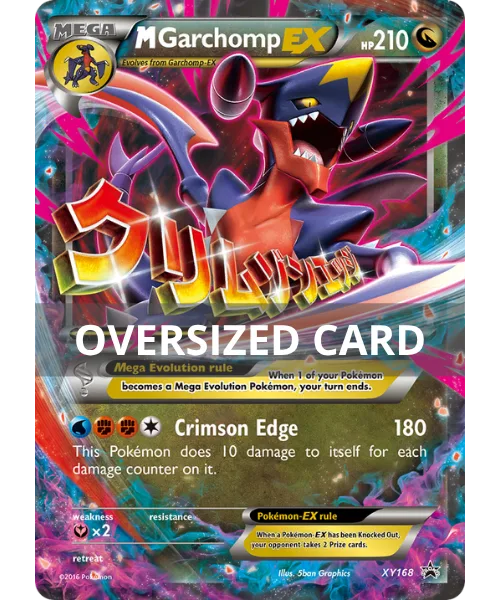MGarchomp EX #XY168 XY Black Star Promos Pokemon card