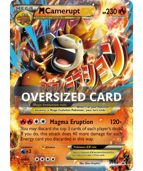 MCamerupt EX #XY198 XY Black Star Promos Pokemon card