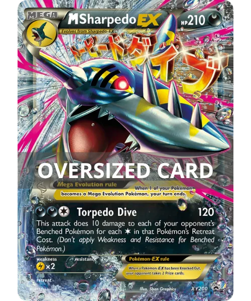 MSharpedo EX #XY200 XY Black Star Promos Pokemon card