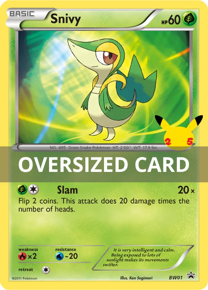 Snivy #BW01 BW Black Star Promos Pokemon card