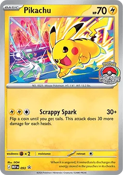 Pikachu #MEP 093 MEP Black Star Promos Pokemon card