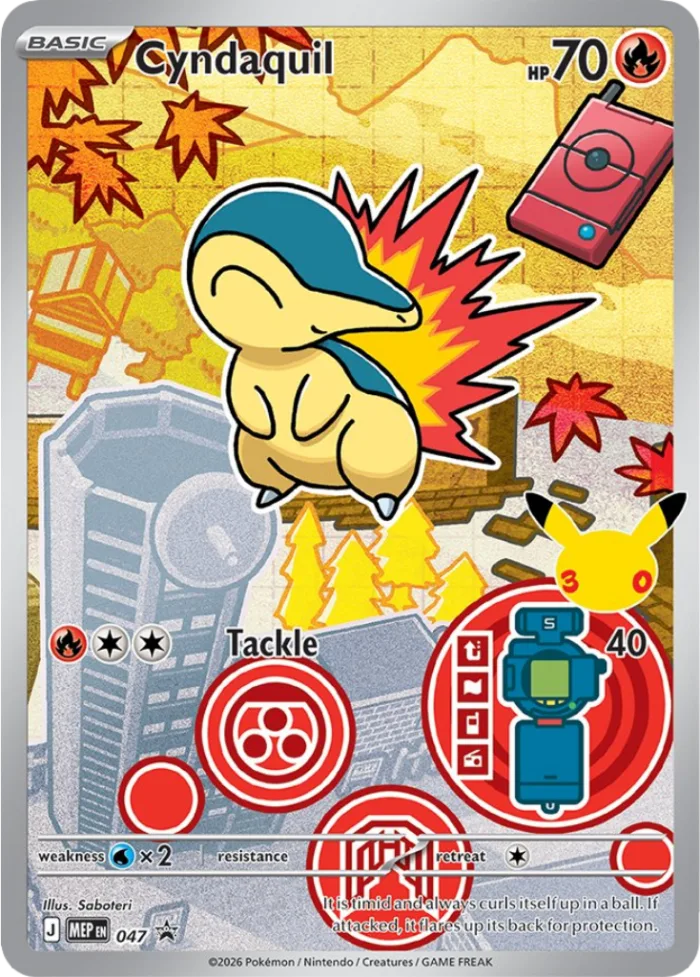 Cyndaquil #MEP 047 MEP Black Star Promos Pokemon card