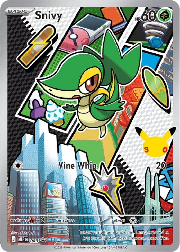 Snivy #MEP 049 MEP Black Star Promos Pokemon card