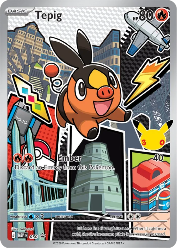 Tepig #MEP 050 MEP Black Star Promos Pokemon card