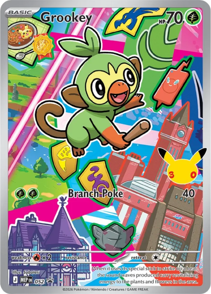 Grookey #MEP 052 MEP Black Star Promos Pokemon card