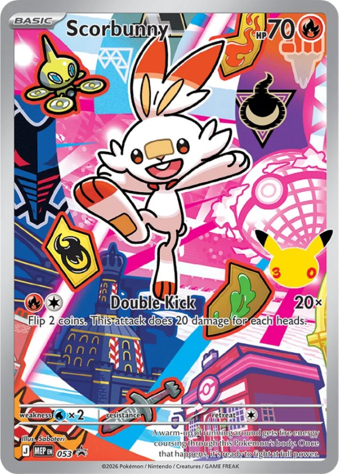 Scorbunny #MEP 053 MEP Black Star Promos Pokemon card