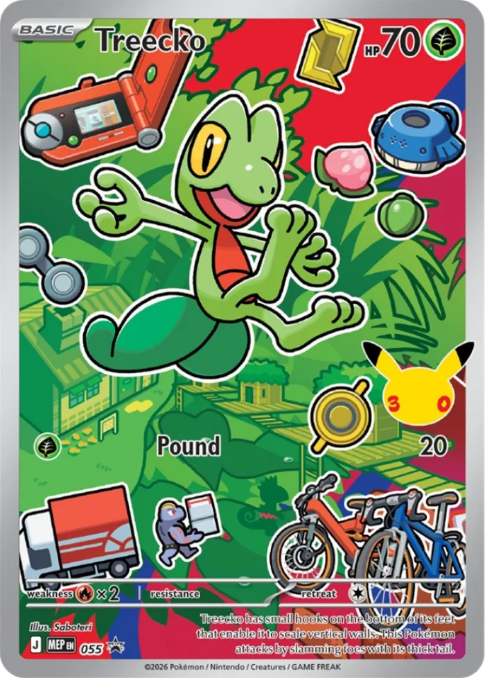 Treecko #MEP 055 MEP Black Star Promos Pokemon card