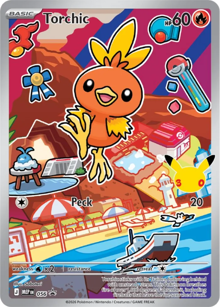 Torchic #MEP 056 MEP Black Star Promos Pokemon card