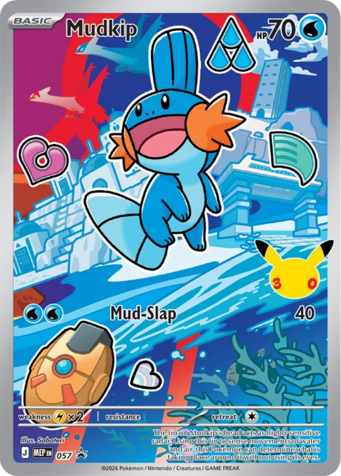 Mudkip #MEP 057 MEP Black Star Promos Pokemon card