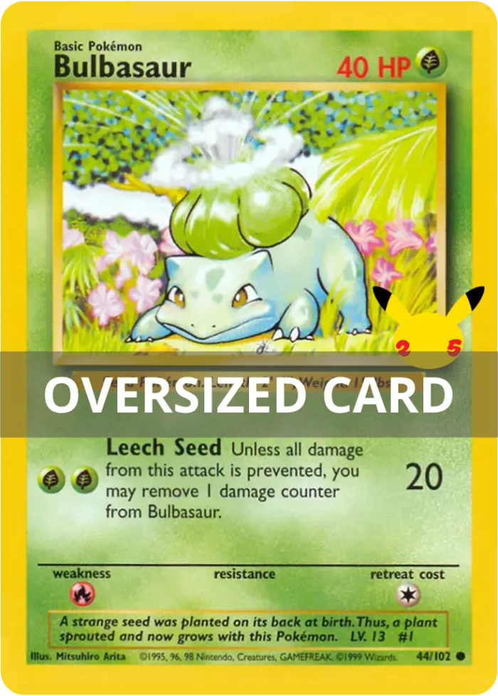 Bulbasaur #BS 44 Base Pokemon card