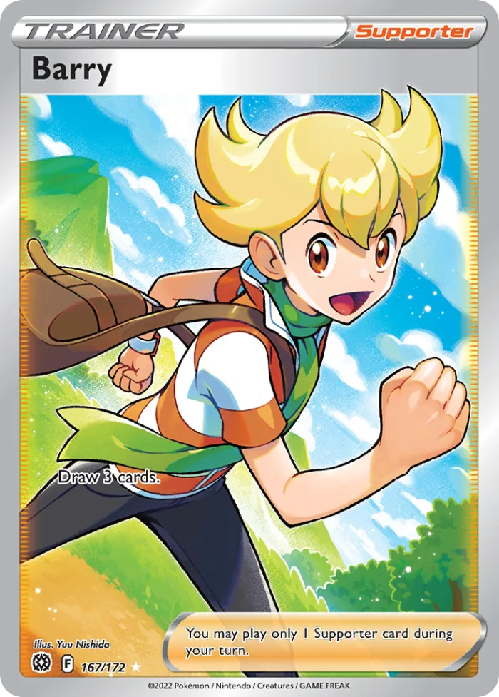 Barry #167 Brilliant Stars Pokemon card