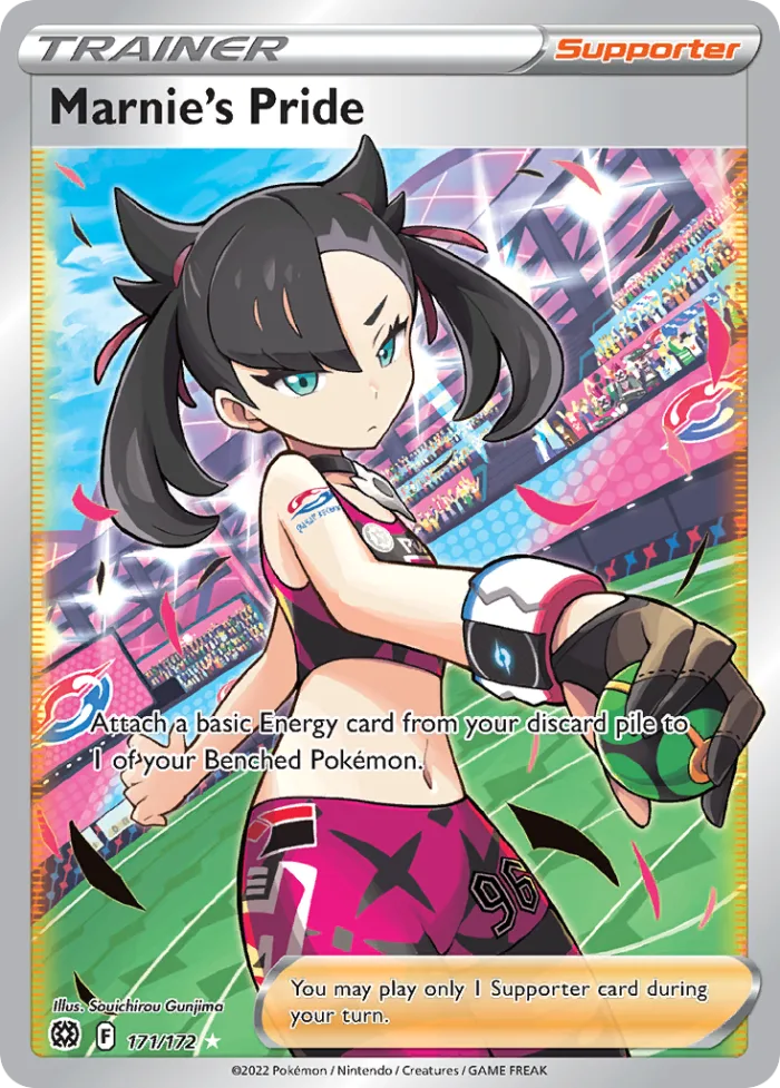 Marnie's Pride #171 Brilliant Stars Pokemon card