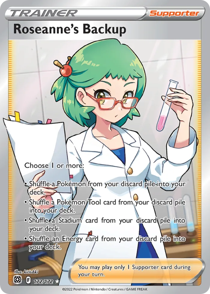Roseanne's Backup #172 Brilliant Stars Pokemon card