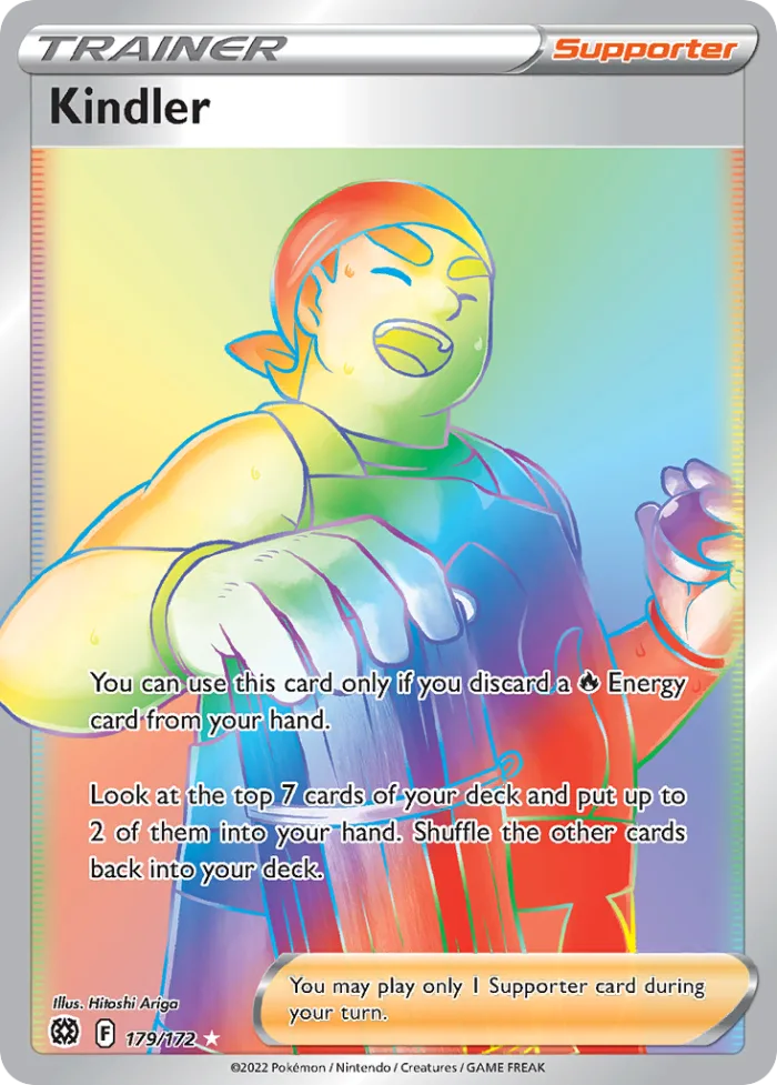 Kindler #179 Brilliant Stars Pokemon card