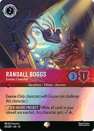 Randall Boggs #217 Attack of the Vine! Disney Lorcana card
