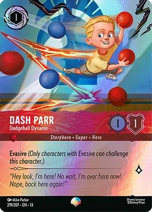 Dash Parr #219 Attack of the Vine! Disney Lorcana card
