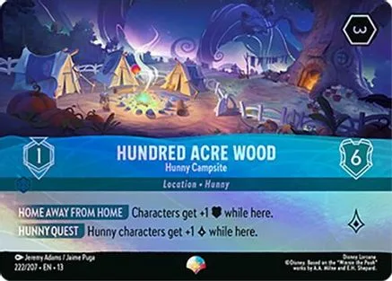 Hundred Acre Wood #222 Attack of the Vine! Disney Lorcana card