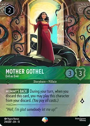 Mother Gothel #214 Attack of the Vine! Disney Lorcana card