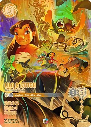 Lilo & Stitch #244 Attack of the Vine! Disney Lorcana card