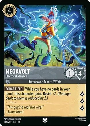 Megavolt #186 Attack of the Vine! Disney Lorcana card
