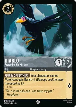 Diablo #193 Attack of the Vine! Disney Lorcana card