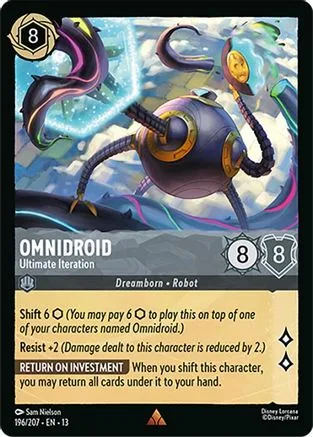 Omnidroid #196 Attack of the Vine! Disney Lorcana card
