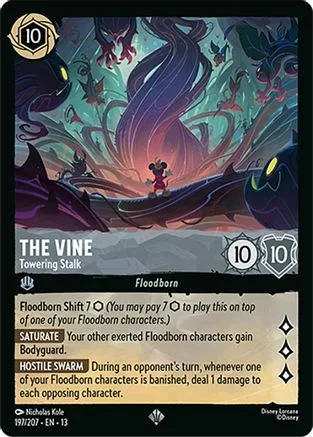 The Vine #197 Attack of the Vine! Disney Lorcana card