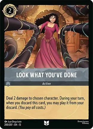 Look What You've Done #200 Attack of the Vine! Disney Lorcana card